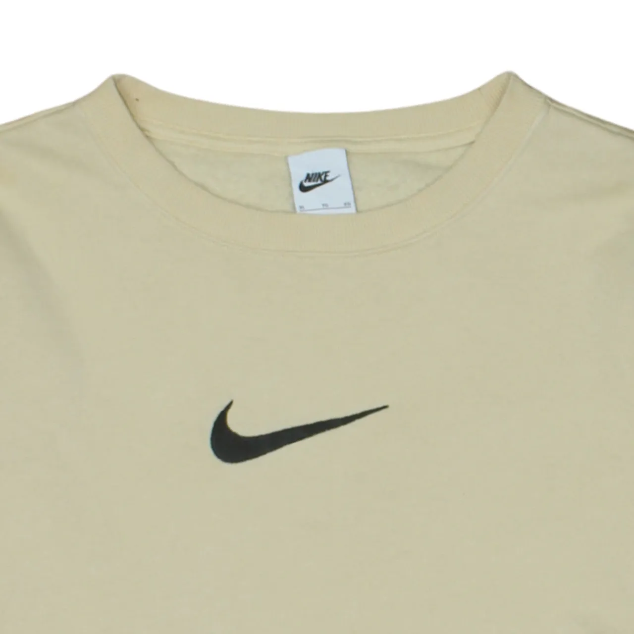 Nike 90's Center Middle Swoosh Crew Neck Sweatshirt XLarge Yellow sold by Vintage Club product image thumbnail 3