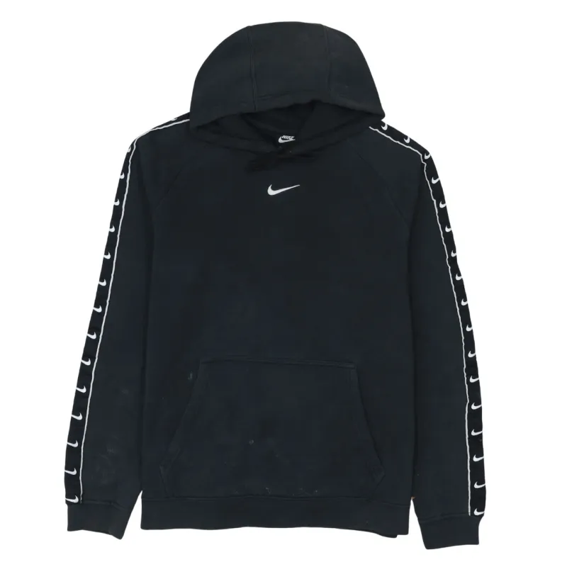 Nike 90's Center Middle Swoosh Pullover Hoodie Medium Black sold by Vintage Club