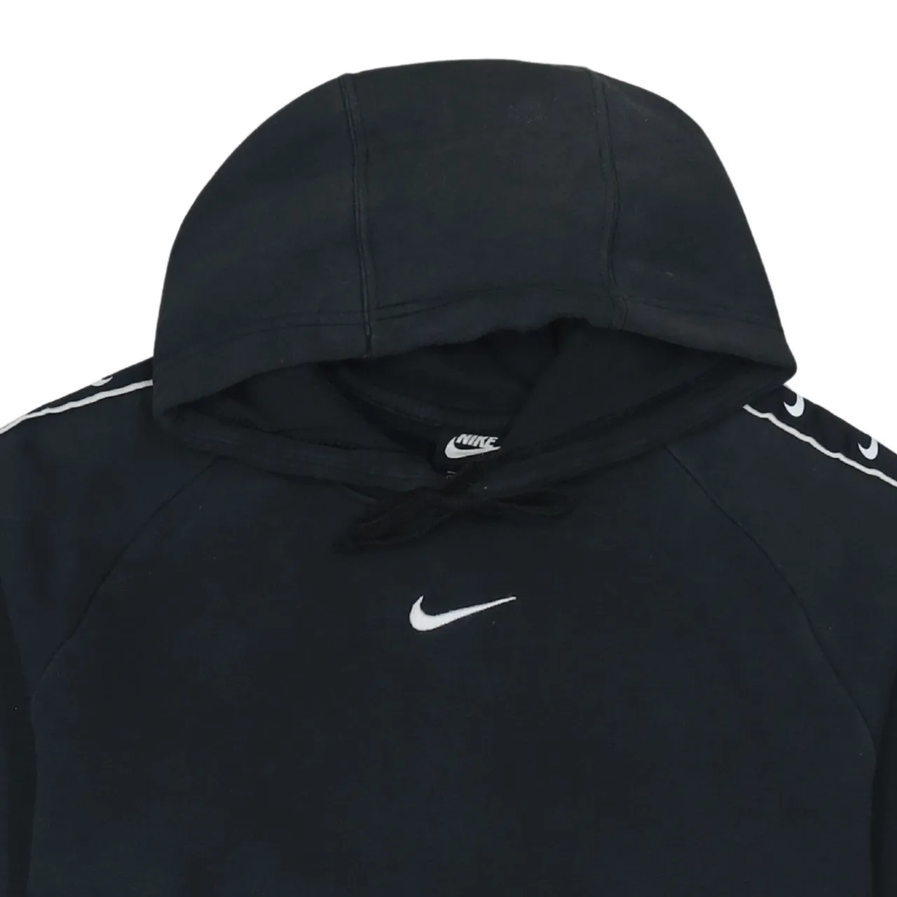 Nike 90's Center Middle Swoosh Pullover Hoodie Medium Black sold by Vintage Club product image thumbnail 3