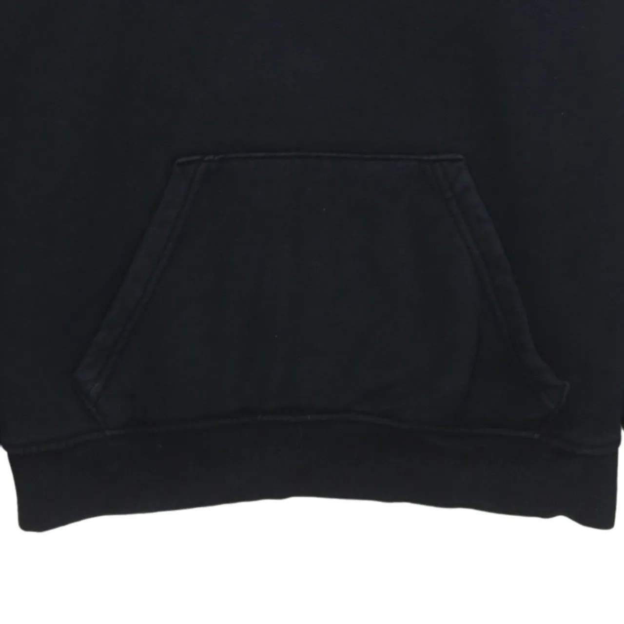 Adidas 90's Drawstring Pockets Pullover Hoodie Small Black sold by Vintage Club product image thumbnail 4