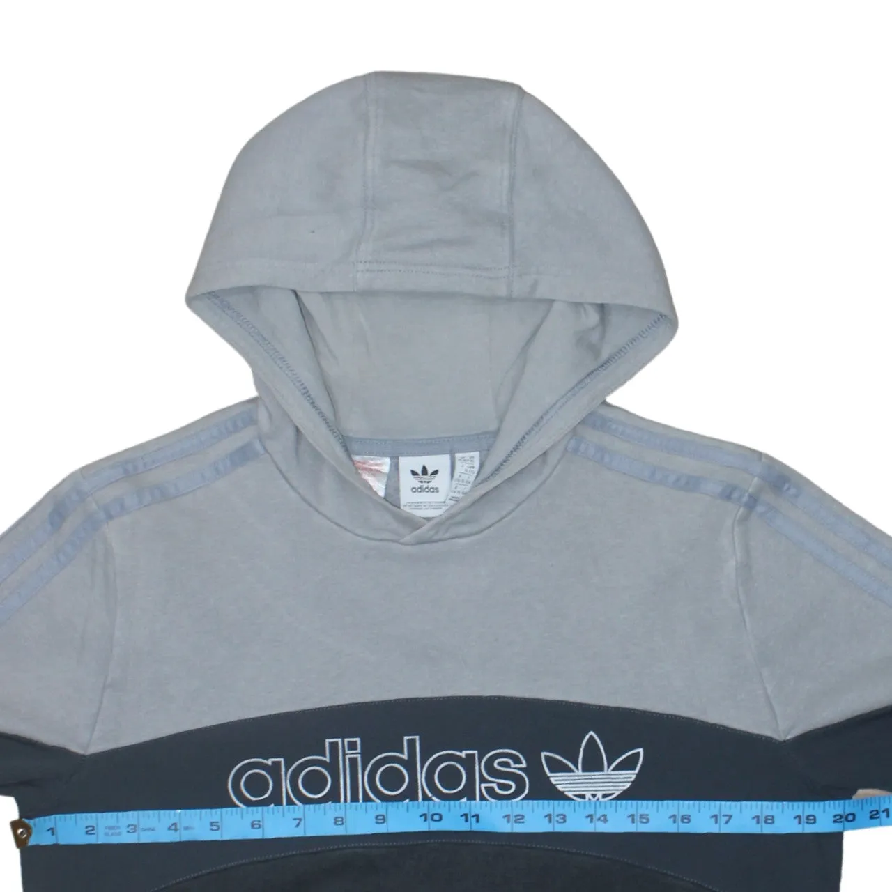 Adidas 90's Spellout Pullover Hoodie XLarge Black sold by Vintage Club product image thumbnail 5
