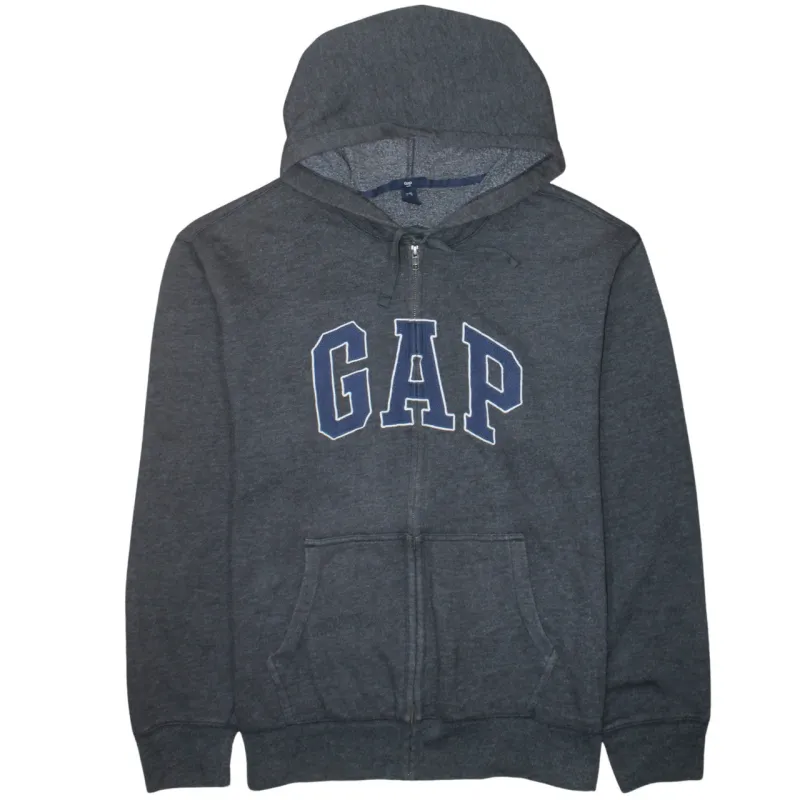 Gap 90's Spellout Full Zip Up Hoodie XLarge Grey sold by Vintage Club