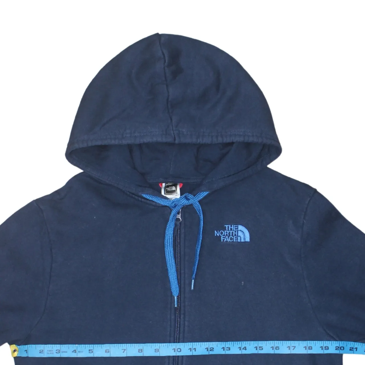 The North Face 90's Lightweight Full Zip Up Hoodie Small Navy Blue sold by Vintage Club product image thumbnail 5