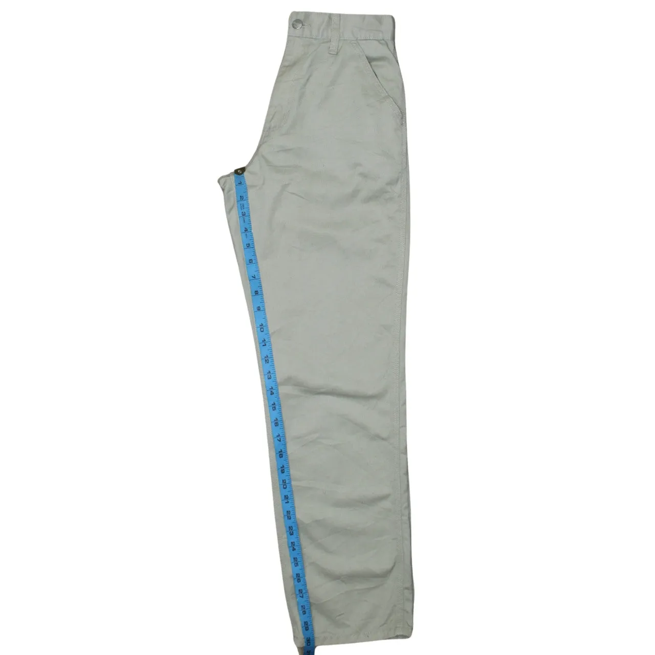 Carhartt 90's Drawstring Pockets Straight Leg Baggy Trousers / Pants 26 Beige Cream sold by Vintage Club product image thumbnail 5