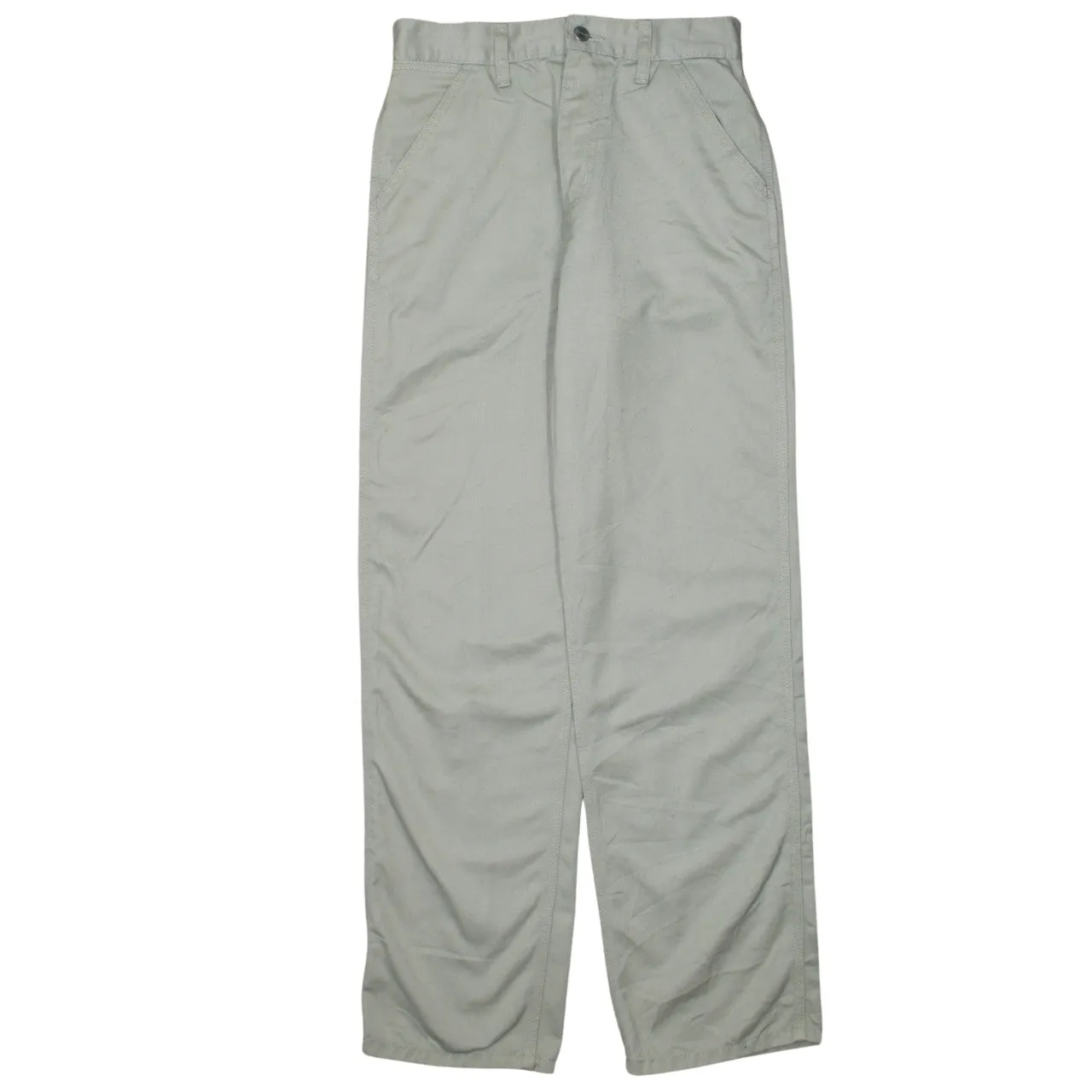 Carhartt 90's Drawstring Pockets Straight Leg Baggy Trousers / Pants 26 Beige Cream sold by Vintage Club product image thumbnail 2