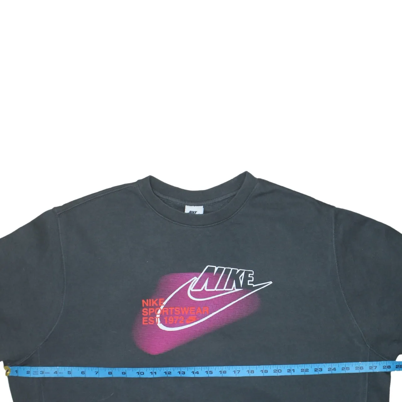 Nike 90's Center Middle Swoosh Crew Neck Sweatshirt XLarge Grey sold by Vintage Club product image thumbnail 5