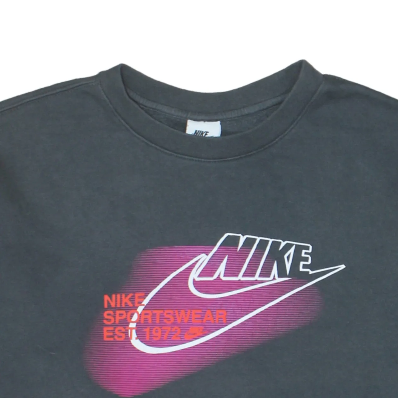 Nike 90's Center Middle Swoosh Crew Neck Sweatshirt XLarge Grey sold by Vintage Club product image thumbnail 3