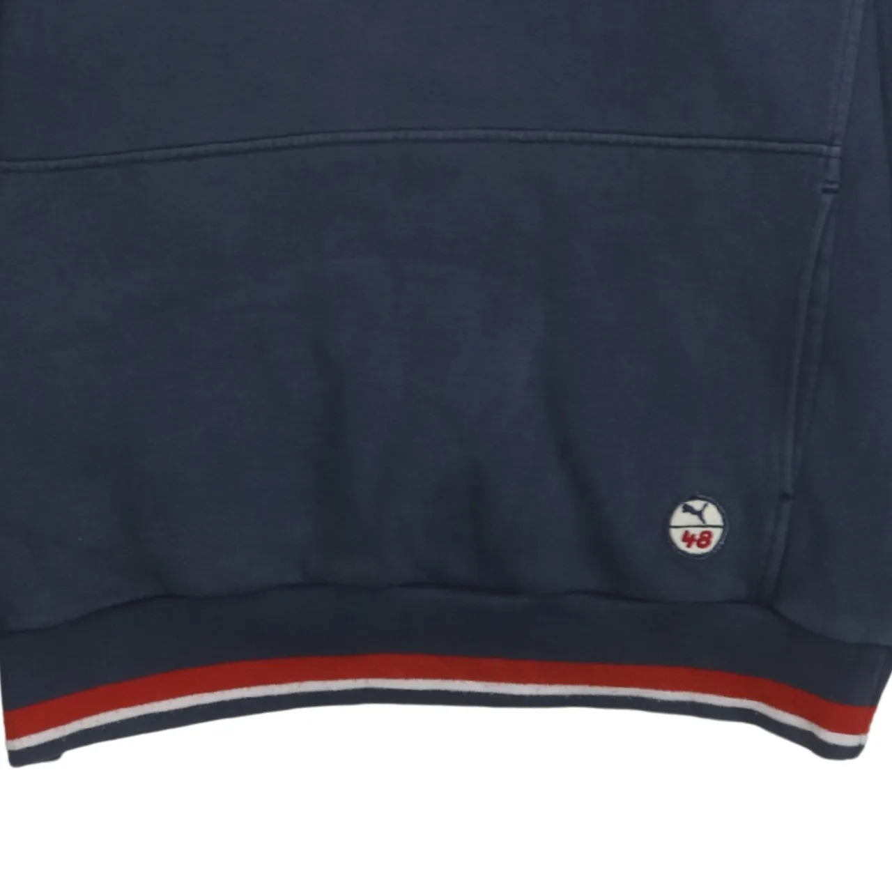 Puma 90's Spellout Pullover Hoodie Large Navy Blue sold by Vintage Club product image thumbnail 4