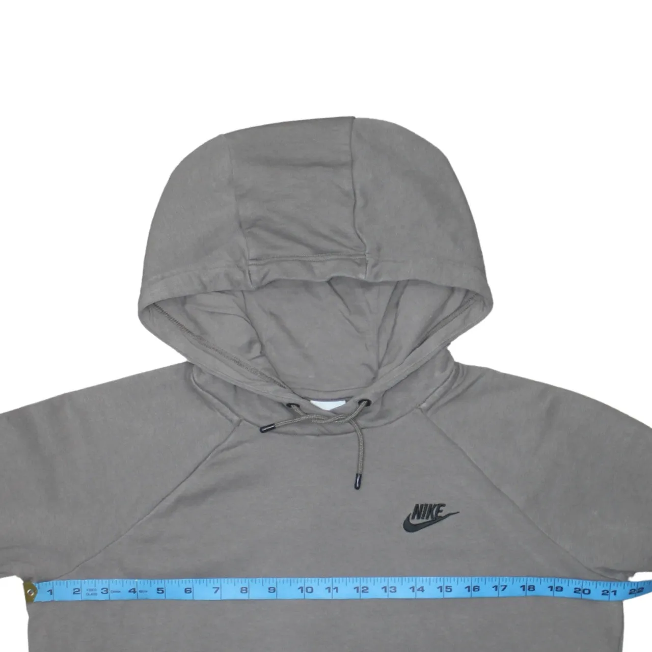 Nike 90's Swoosh Pullover Hoodie Medium Grey sold by Vintage Club product image thumbnail 5