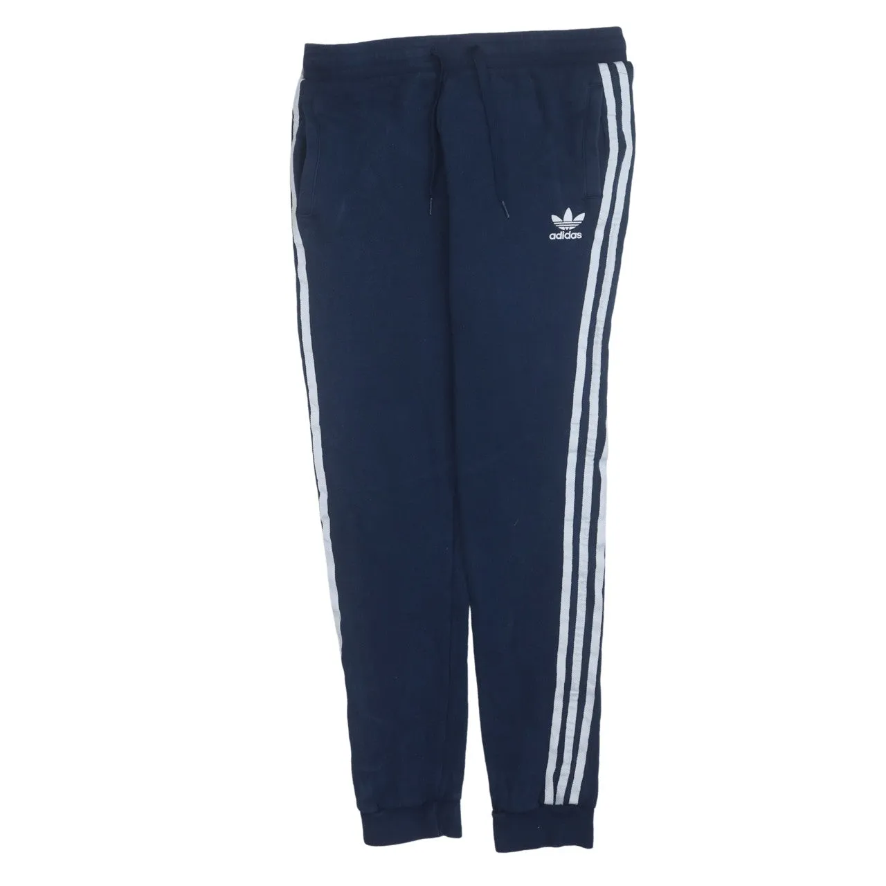 Adidas 90's 3 Stripes Casual Joggers / Sweatpants XLarge Navy Blue sold by Vintage Club