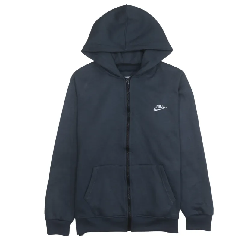 Nike 90's Swoosh Full Zip Up Hoodie Large Grey sold by Vintage Club