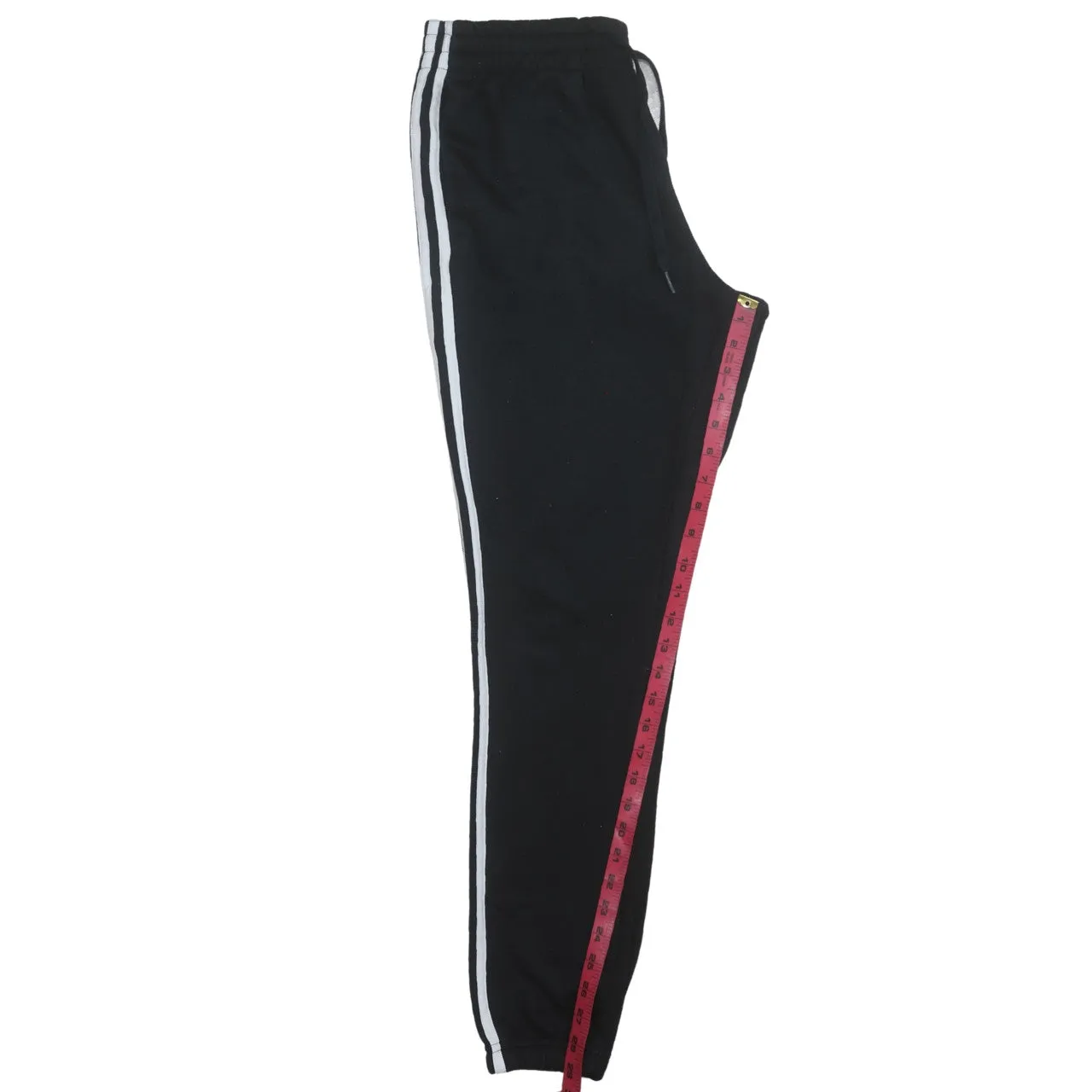 Adidas 90's 3 Stripes Casual Joggers / Sweatpants Medium Black sold by Vintage Club product image thumbnail 5