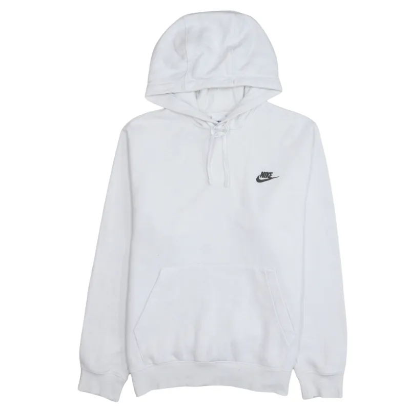 Nike 90's Swoosh Pullover Hoodie Small White sold by Vintage Club