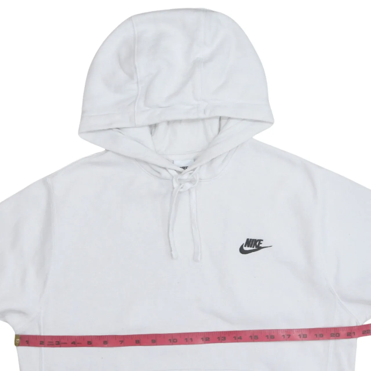 Nike 90's Swoosh Pullover Hoodie Small White sold by Vintage Club product image thumbnail 5