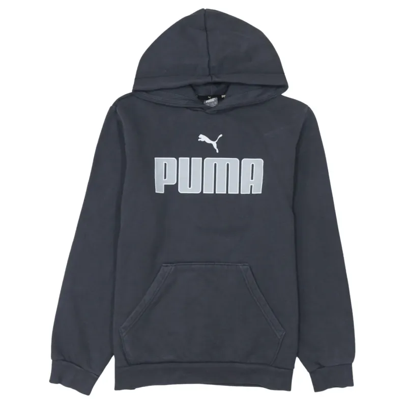 Puma 90's Spellout Pullover Hoodie XLarge Grey sold by Vintage Club