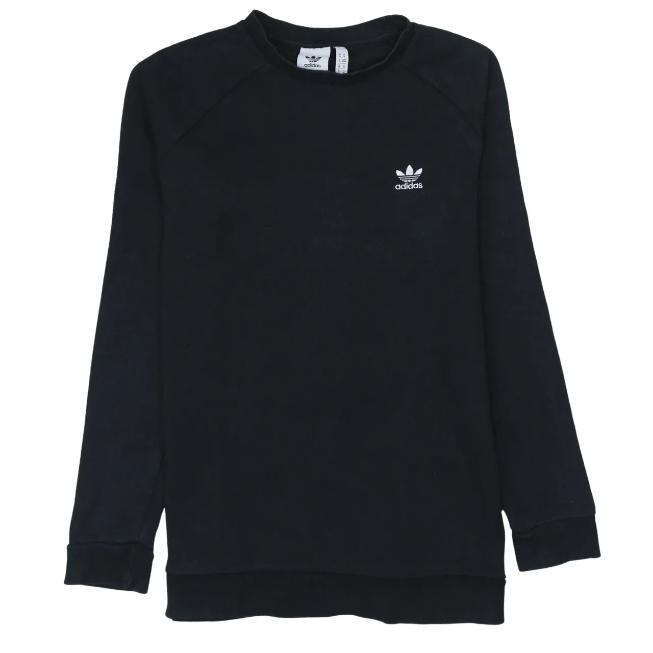 Adidas 90's Lightweight Crew Neck Sweatshirt Medium Black sold by Vintage Club