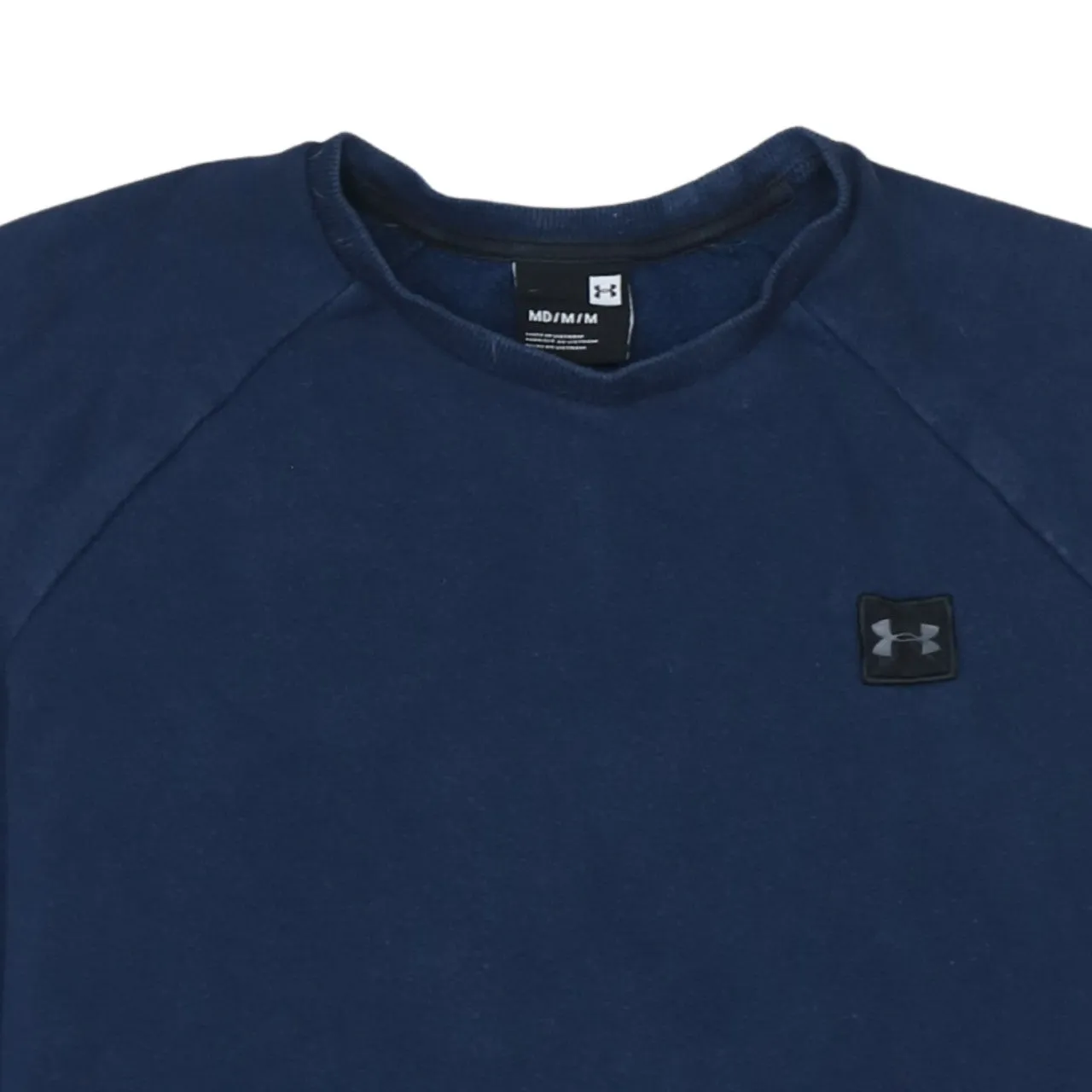 Under Armour 90's Lightweight Crew Neck Sweatshirt Medium Navy Blue sold by Vintage Club product image thumbnail 3