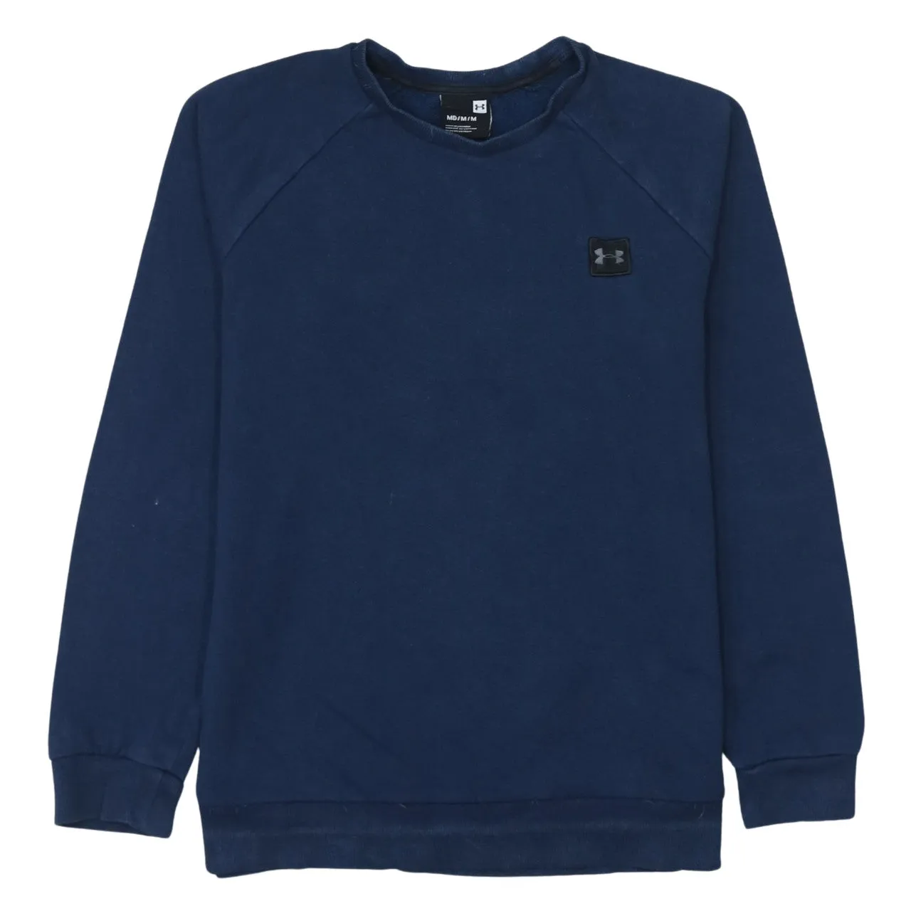 Under Armour 90's Lightweight Crew Neck Sweatshirt Medium Navy Blue sold by Vintage Club