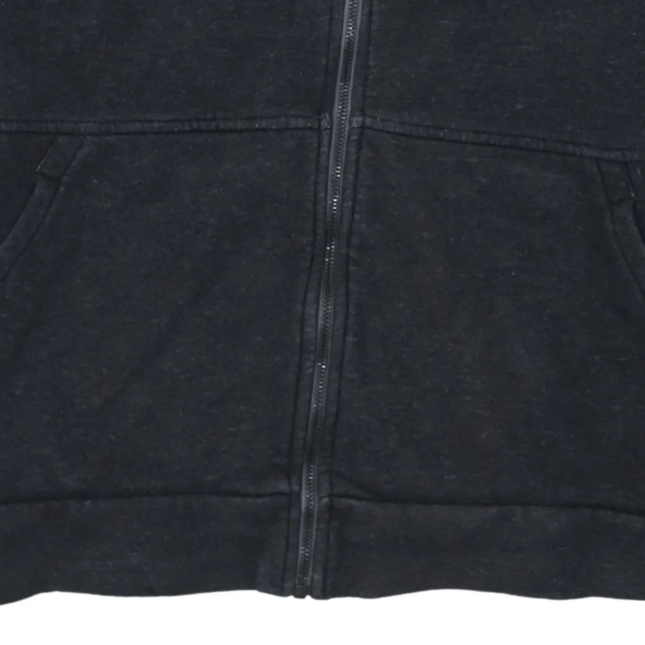 Adidas 90's Striped Sleeve Full Zip Up Hoodie Large Black sold by Vintage Club product image thumbnail 4