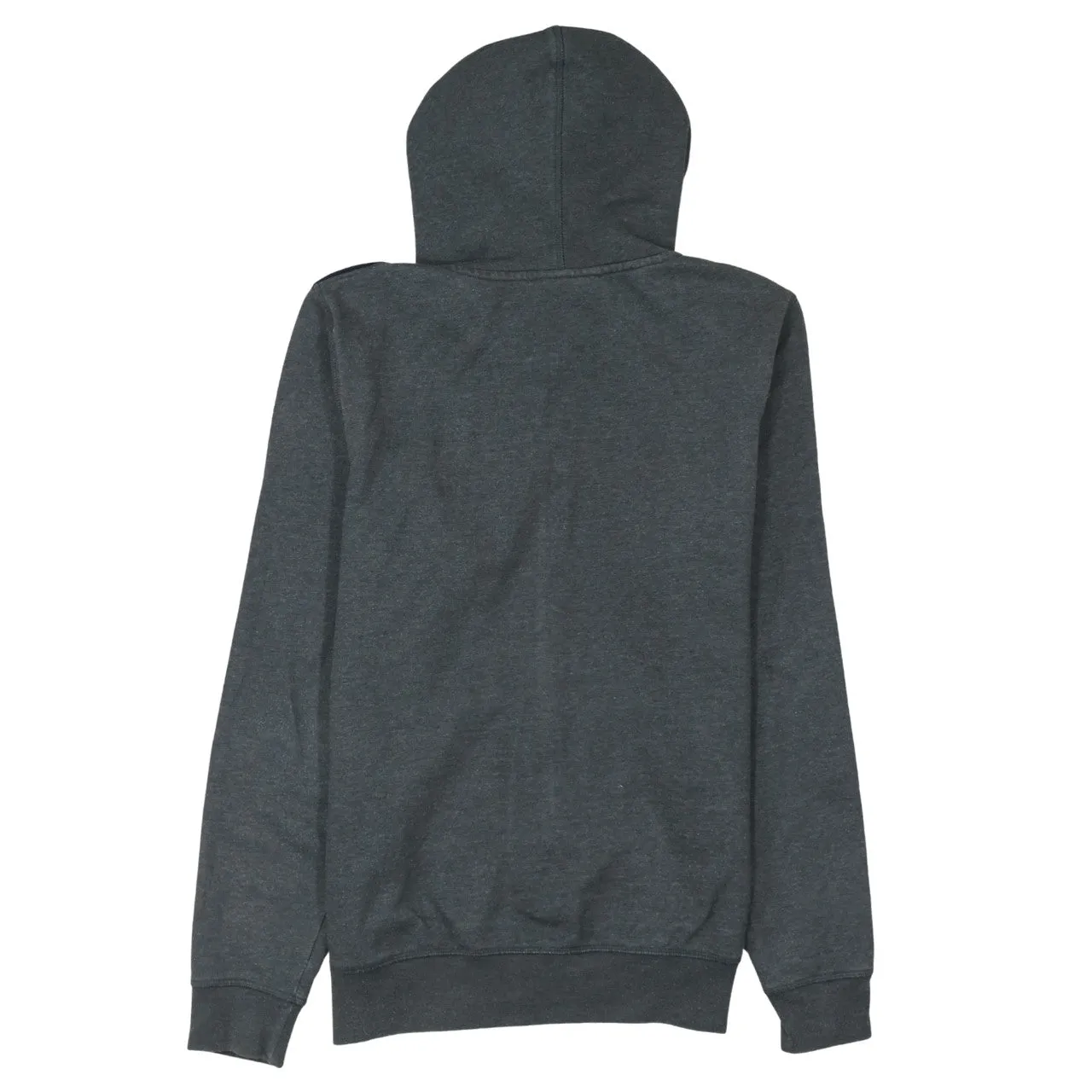 Adidas 90's Striped Sleeve Full Zip Up Hoodie Small Grey sold by Vintage Club product image thumbnail 2