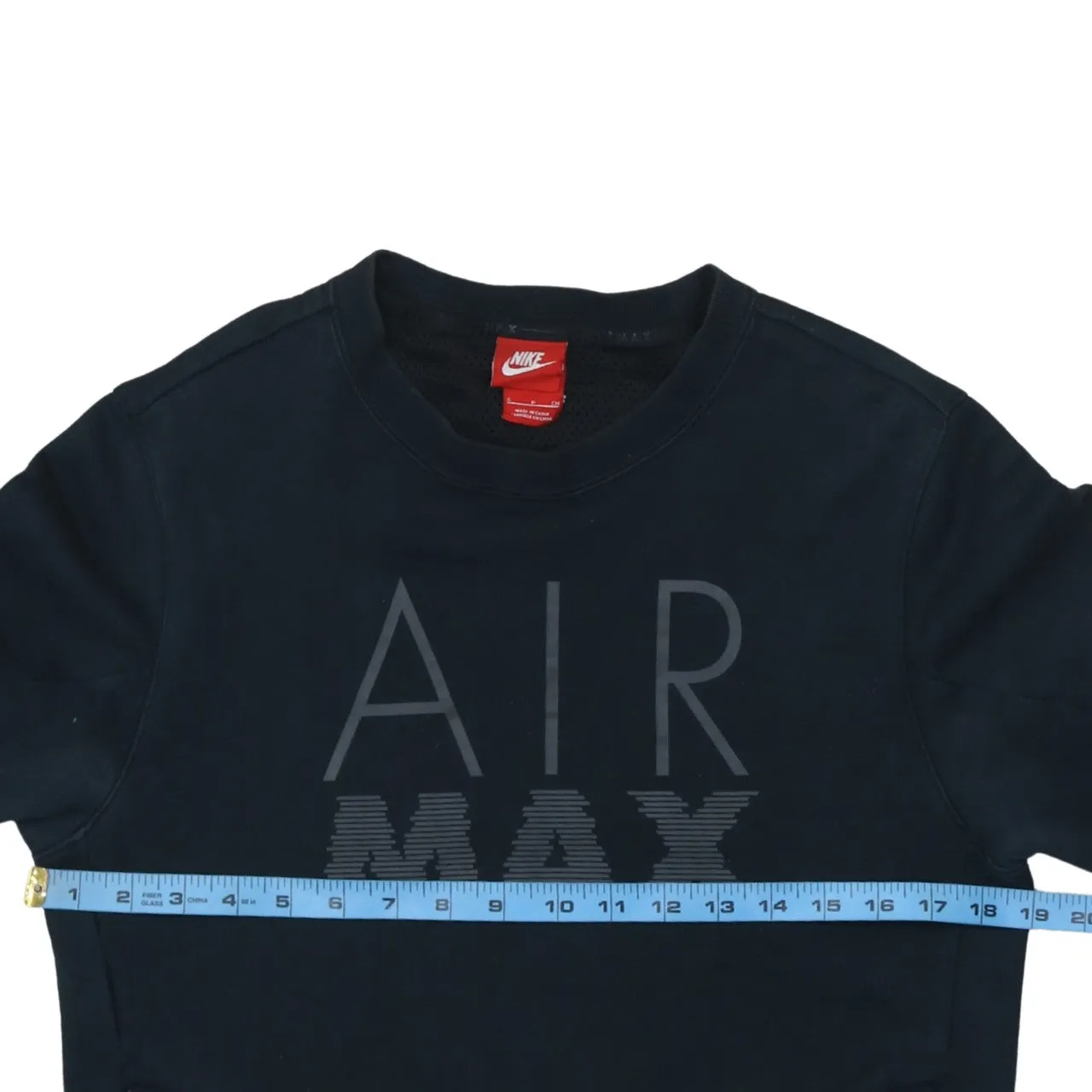 Nike 90's Air Max Crew Neck Sweatshirt Small Black sold by Vintage Club product image thumbnail 5