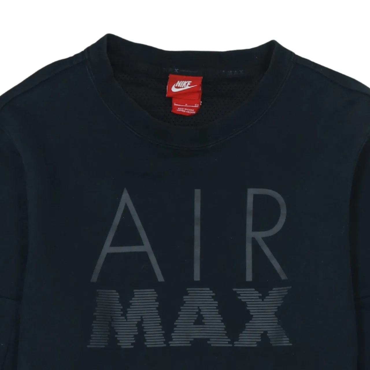 Nike 90's Air Max Crew Neck Sweatshirt Small Black sold by Vintage Club product image thumbnail 3