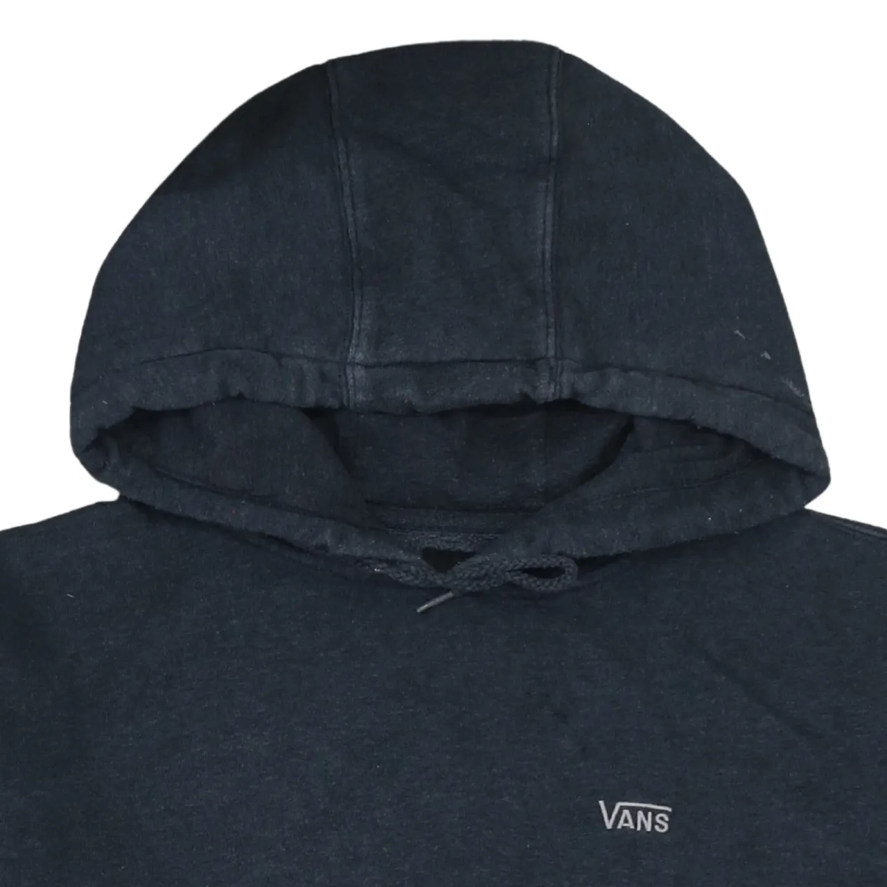 VANS 90's Drawstring Pockets Pullover Hoodie Large Black sold by Vintage Club product image thumbnail 3