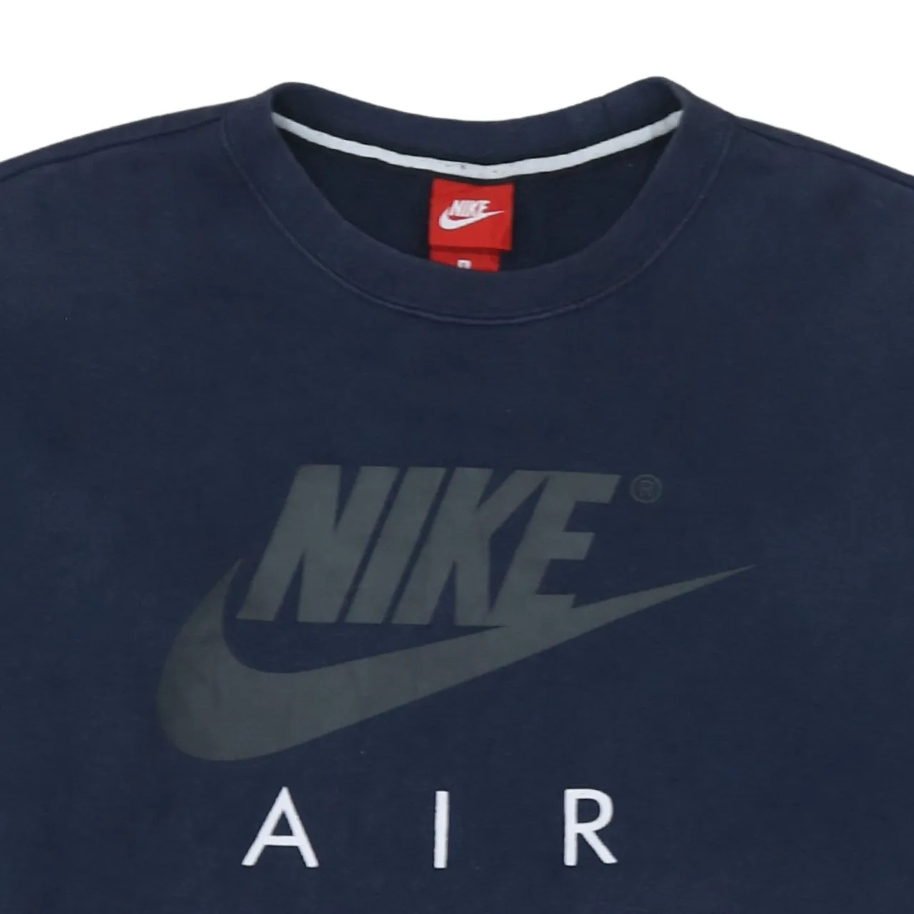Nike 90's Center Middle Swoosh Crew Neck Sweatshirt Small Navy Blue sold by Vintage Club product image thumbnail 3