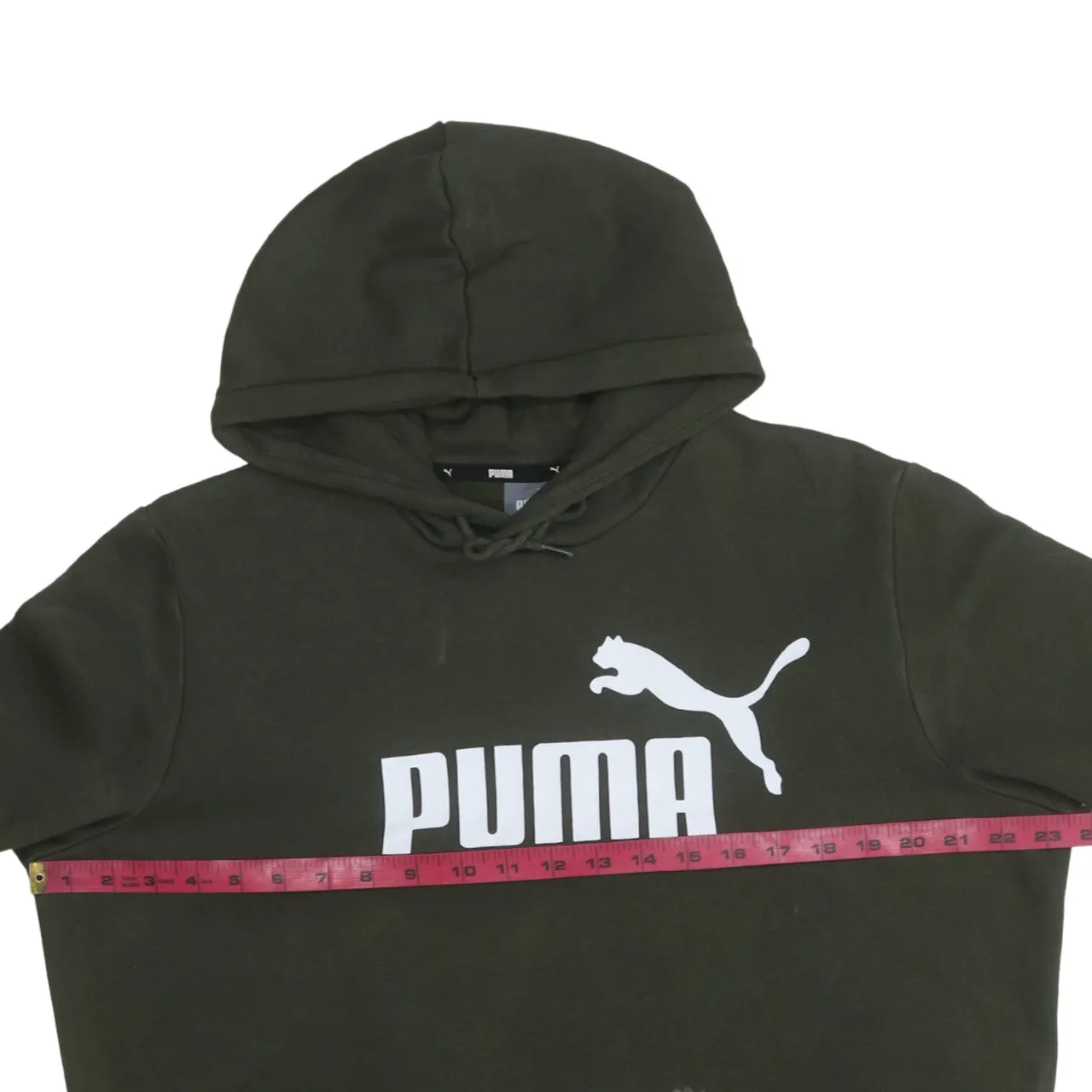 Puma 90's Spellout Pullover Hoodie Medium Green sold by Vintage Club product image thumbnail 5