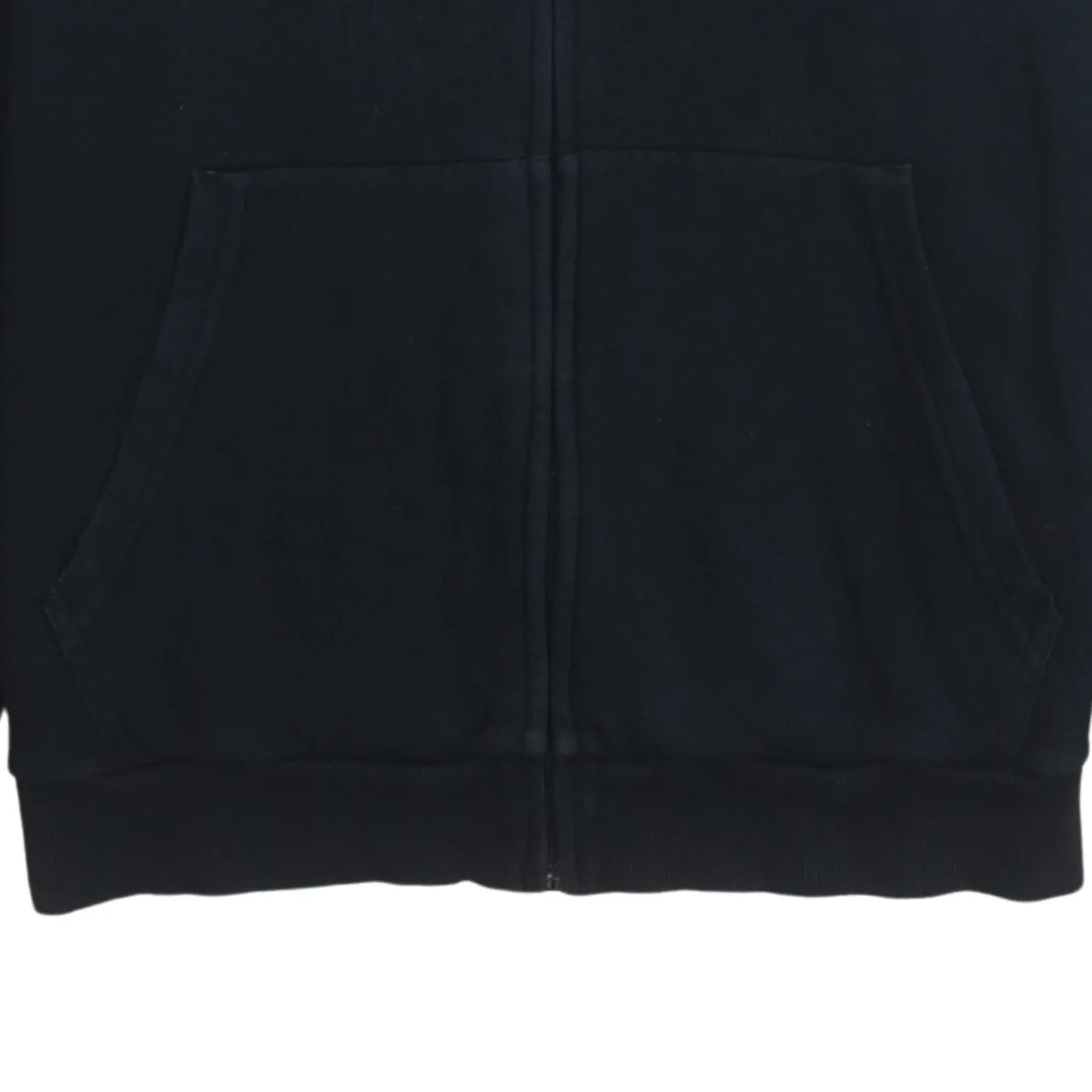 Under Armour 90's Drawstring Pockets Full Zip Up Hoodie Large Black sold by Vintage Club product image thumbnail 4