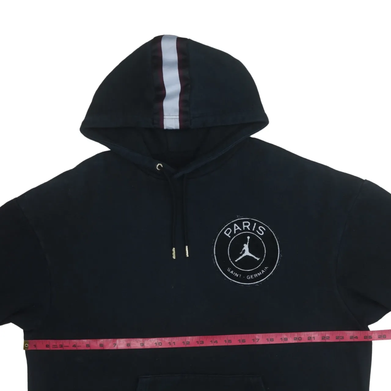 Jordan 90's Drawstring Pockets Pullover Hoodie XLarge Black sold by Vintage Club product image thumbnail 5