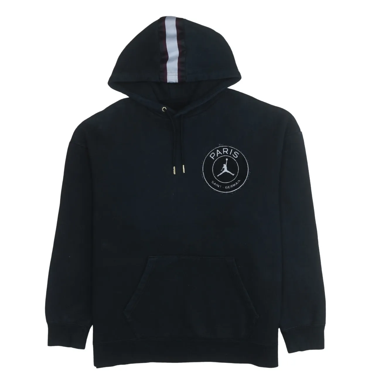 Jordan 90's Drawstring Pockets Pullover Hoodie XLarge Black sold by Vintage Club