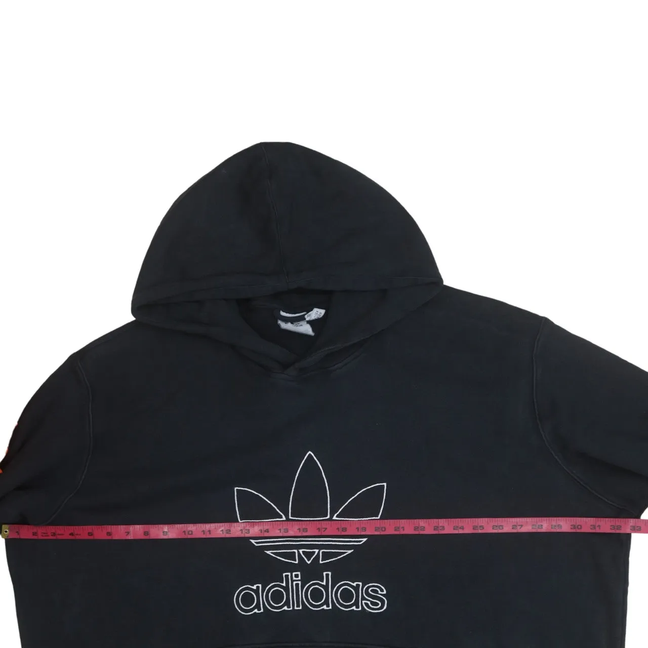 Adidas 90's Spellout Pullover Hoodie XXXXLarge (4XL) Black sold by Vintage Club product image thumbnail 5