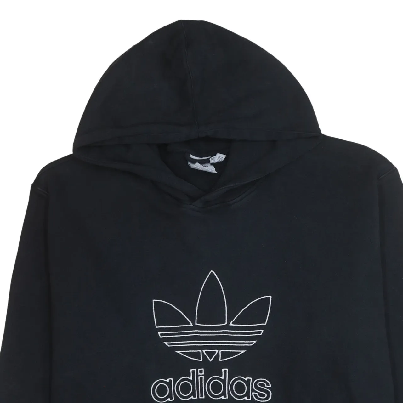 Adidas 90's Spellout Pullover Hoodie XXXXLarge (4XL) Black sold by Vintage Club product image thumbnail 3