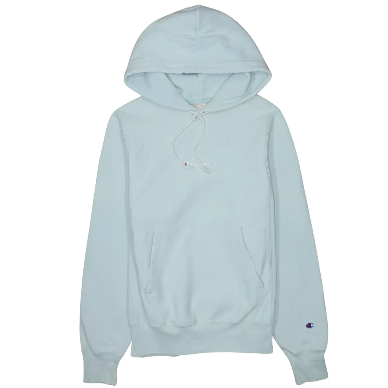 Champion 90's Drawstring Pockets Pullover Hoodie XSmall White sold by Vintage Club
