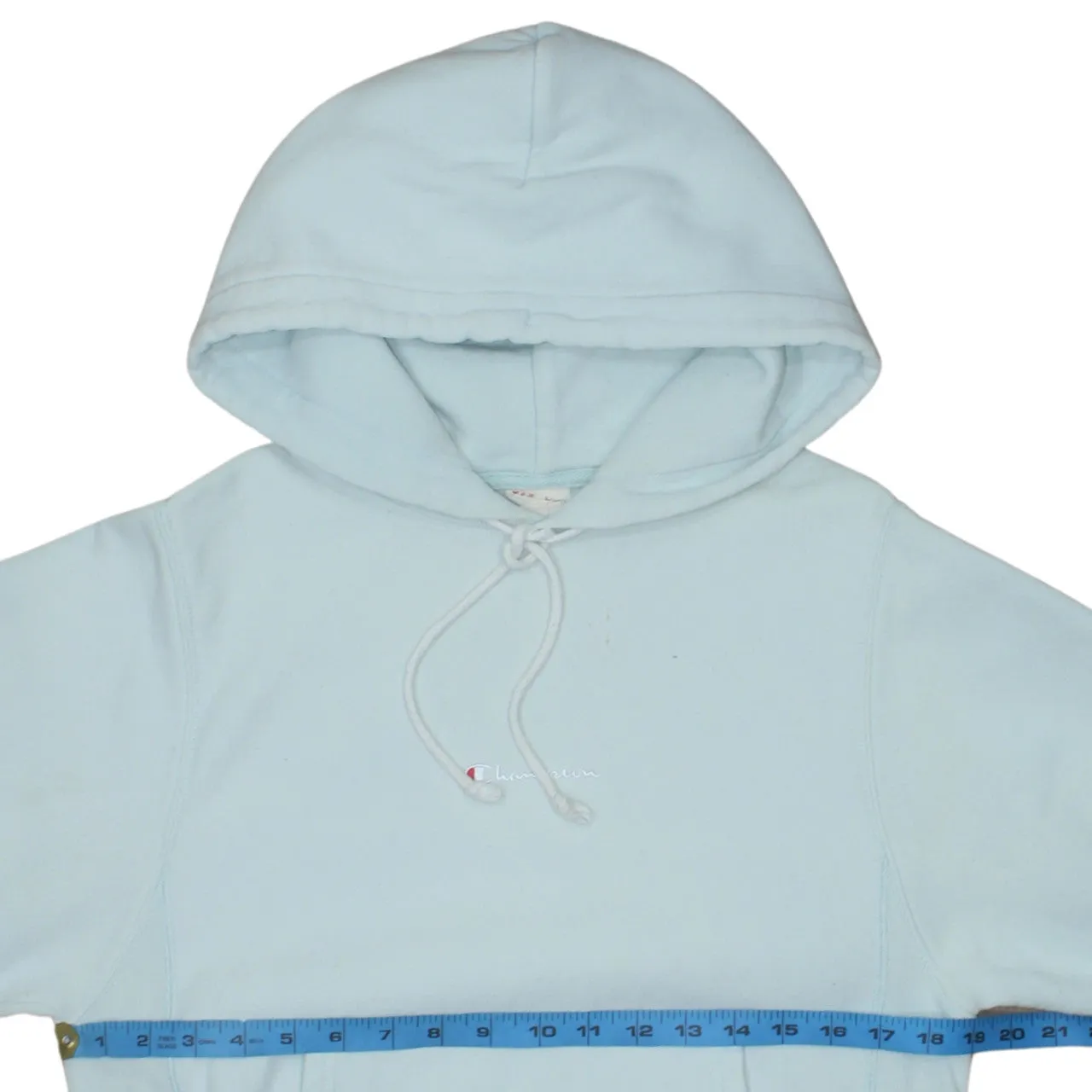 Champion 90's Drawstring Pockets Pullover Hoodie XSmall White sold by Vintage Club product image thumbnail 5