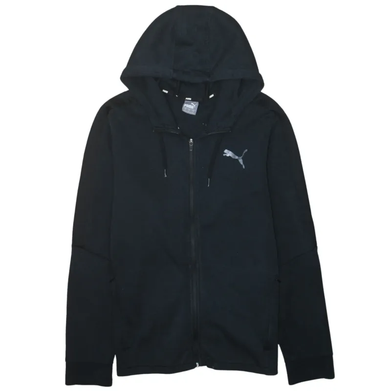 Puma 90's Sportswear Full Zip Up Hoodie Large Black sold by Vintage Club