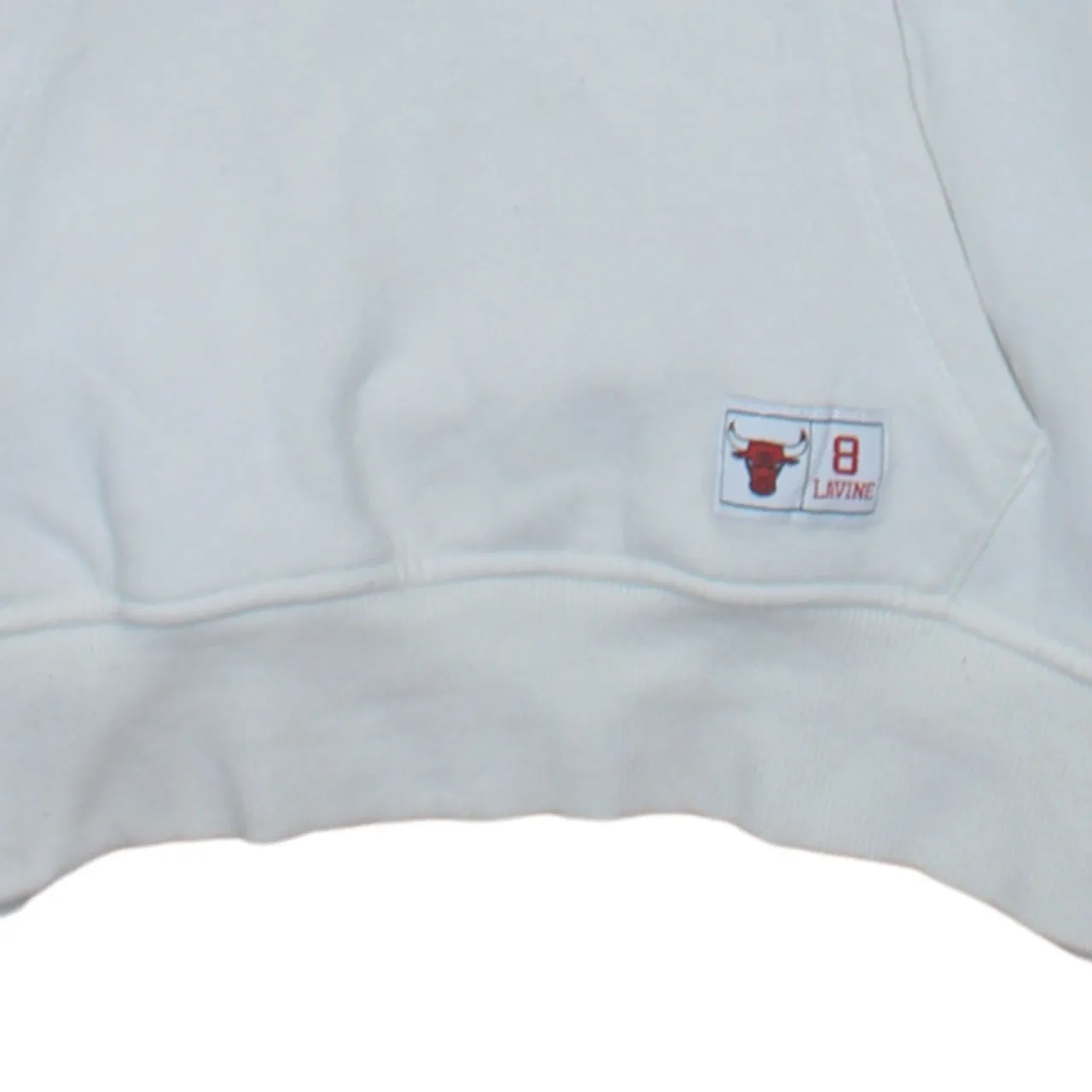NBA 90's Chicago Bulls Pullover Hoodie Large White sold by Vintage Club product image thumbnail 4