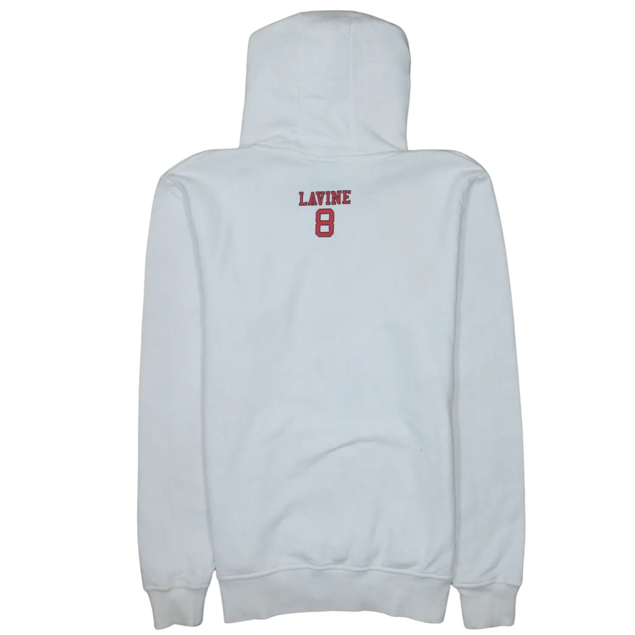 NBA 90's Chicago Bulls Pullover Hoodie Large White sold by Vintage Club product image thumbnail 2