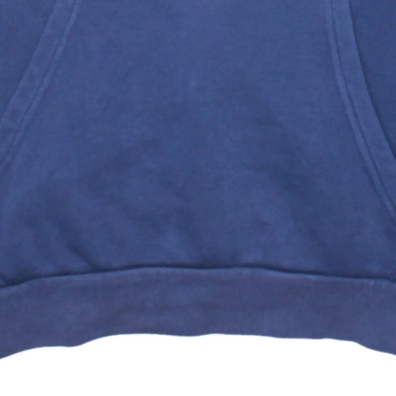 Adidas 90's Drawstring Pockets Pullover Hoodie Small Navy Blue sold by Vintage Club product image thumbnail 4