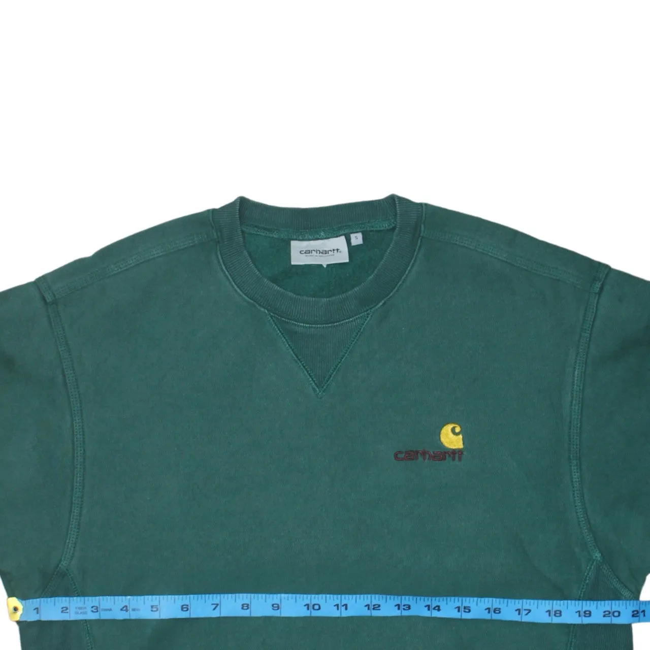 Carhartt 90's Lightweight Crew Neck Sweatshirt Small Green sold by Vintage Club product image thumbnail 5