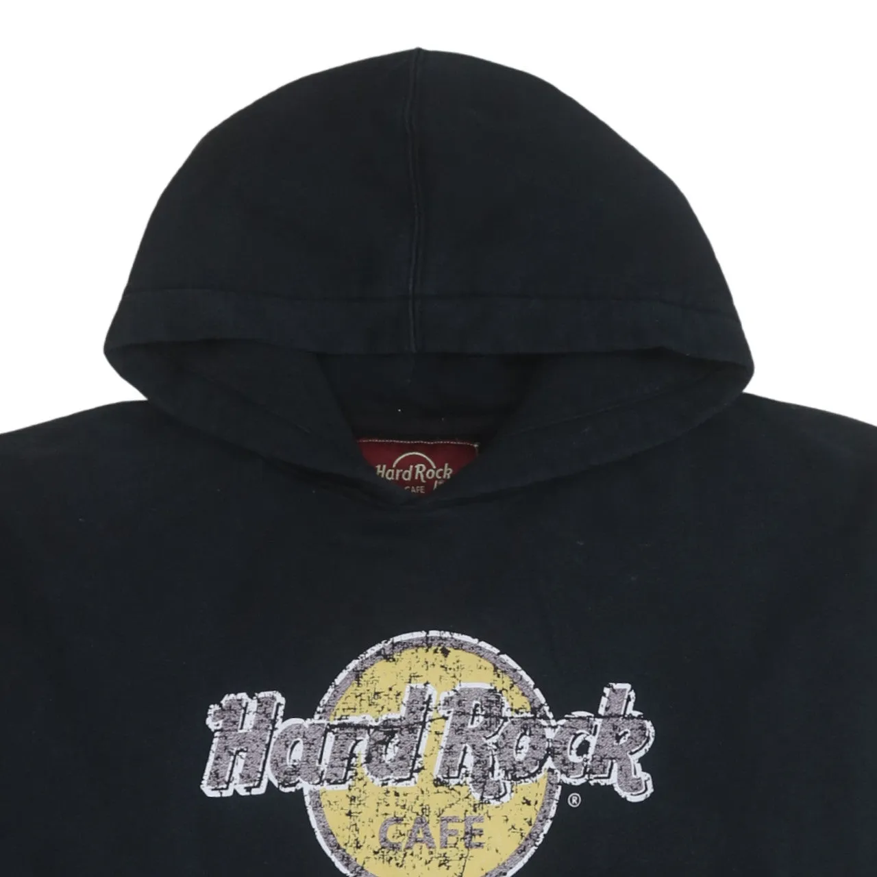 Hard Rock Cafe 90's Spellout Pullover Hoodie XXLarge (2XL) Black sold by Vintage Club product image thumbnail 3