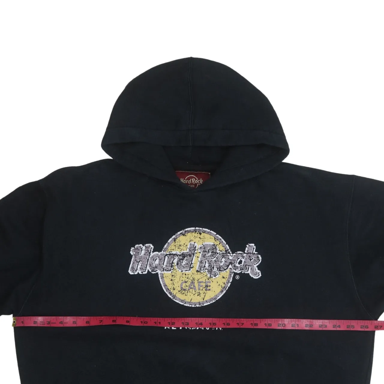 Hard Rock Cafe 90's Spellout Pullover Hoodie XXLarge (2XL) Black sold by Vintage Club product image thumbnail 5