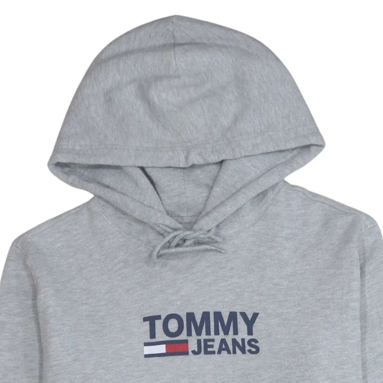 Tommy Jeans 90's Spellout Pullover Hoodie Large Grey sold by Vintage Club product image thumbnail 3