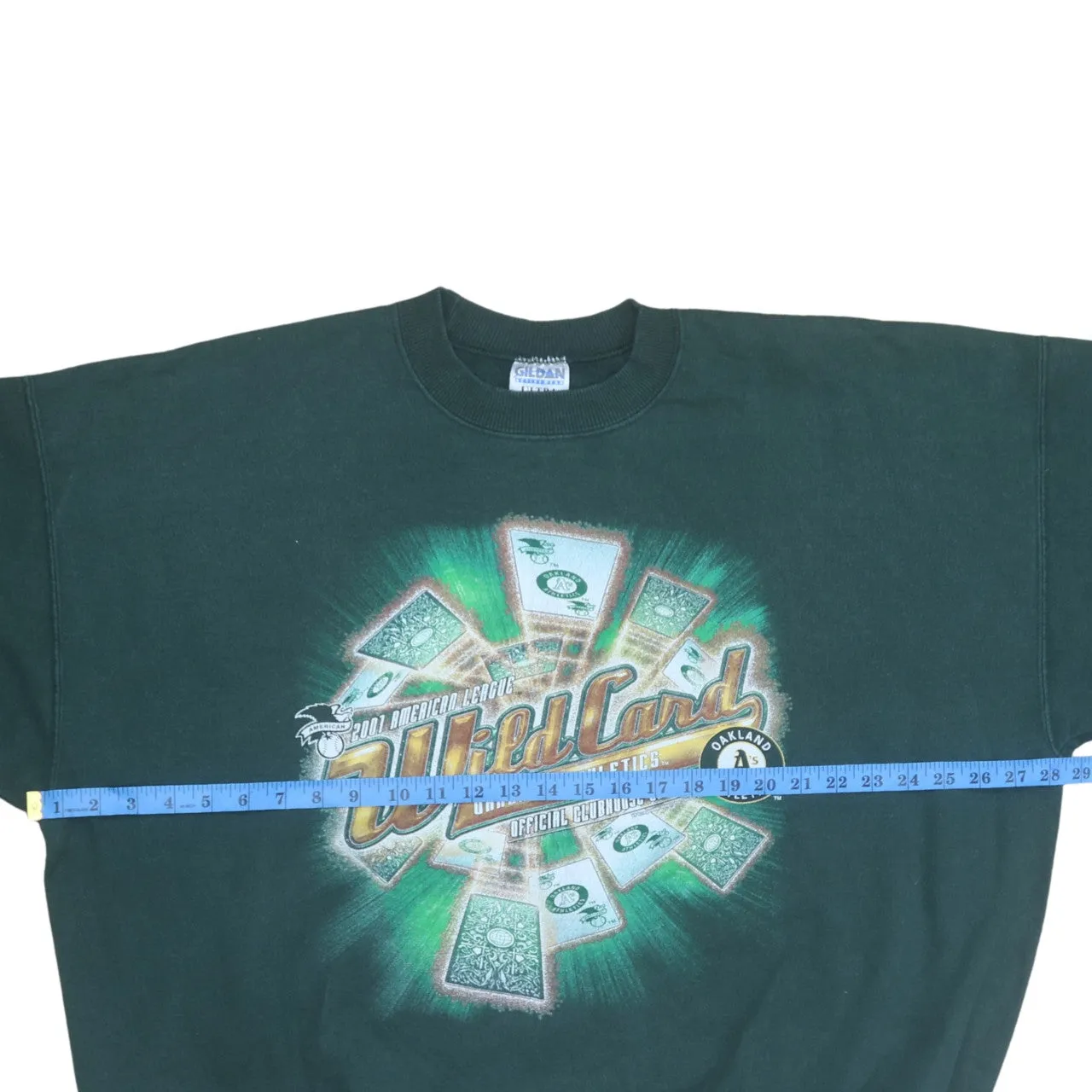 Gildan 90's Lightweight Crew Neck Sweatshirt XXLarge (2XL) Green sold by Vintage Club product image thumbnail 5