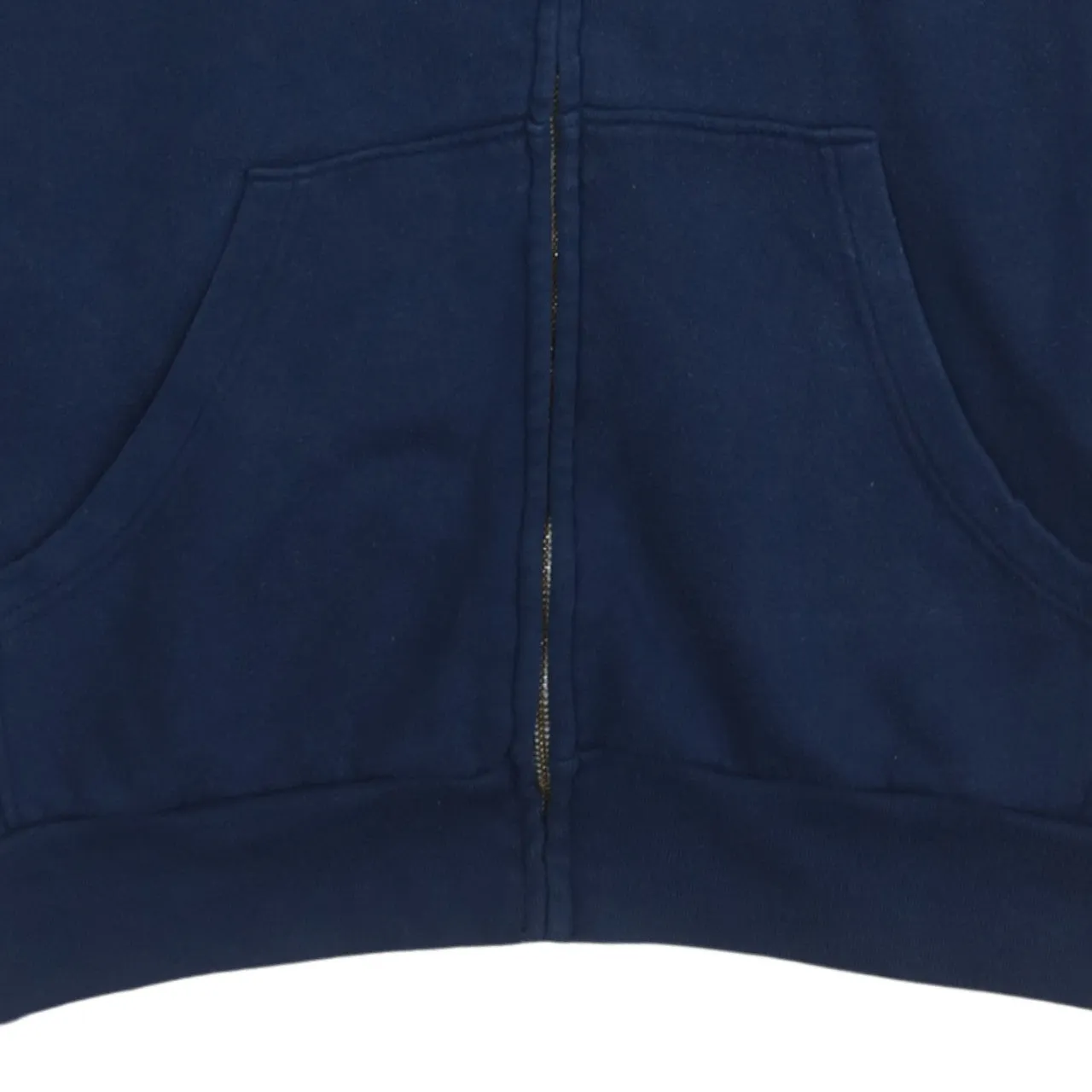 Levi's 90's Drawstring Pockets Full Zip Up Hoodie Medium Navy Blue sold by Vintage Club product image thumbnail 4