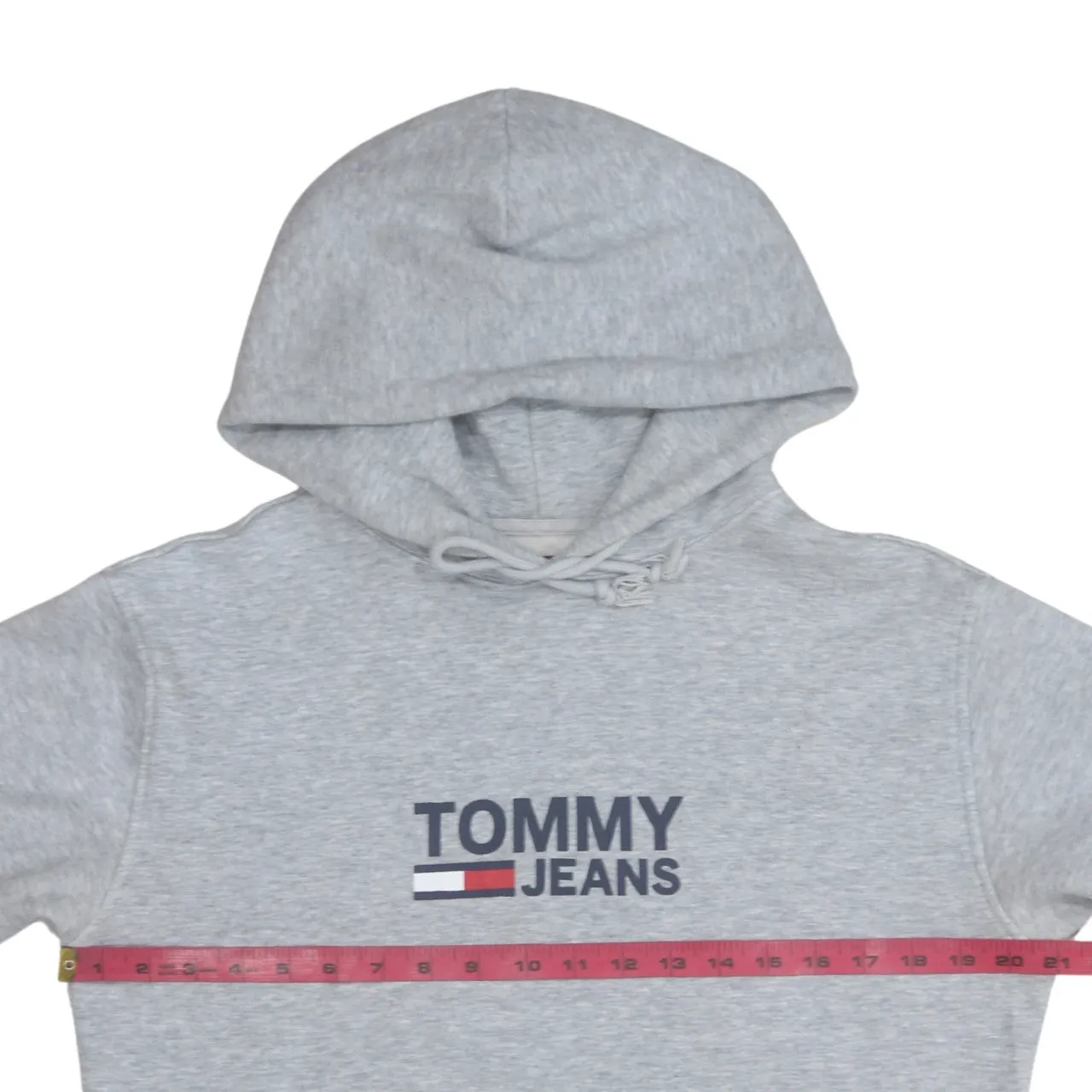 Tommy Jeans 90's Spellout Pullover Hoodie Small Grey sold by Vintage Club product image thumbnail 5