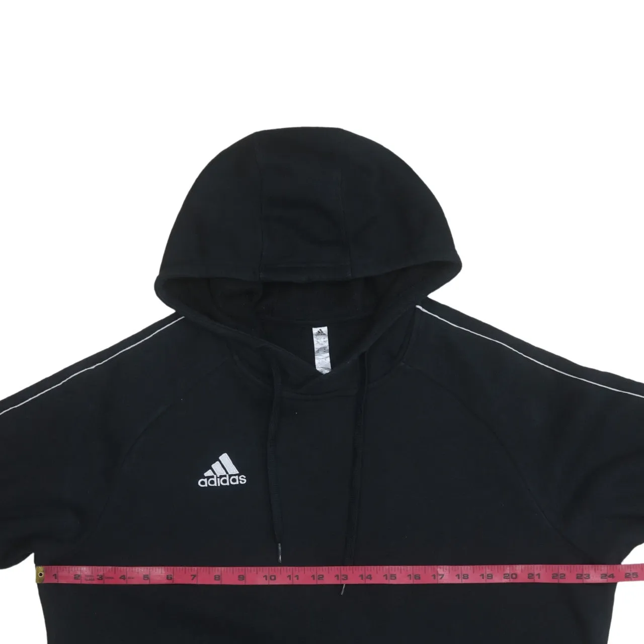 Adidas 90's Drawstring Pockets Pullover Hoodie XLarge Black sold by Vintage Club product image thumbnail 5
