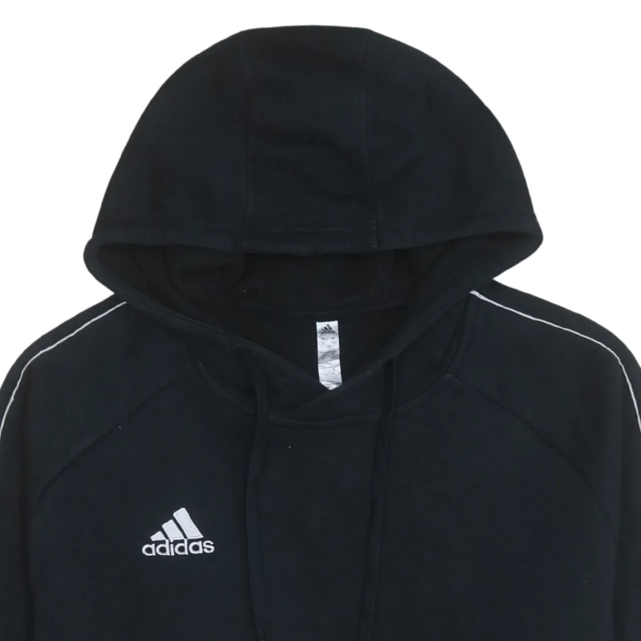 Adidas 90's Drawstring Pockets Pullover Hoodie XLarge Black sold by Vintage Club product image thumbnail 3