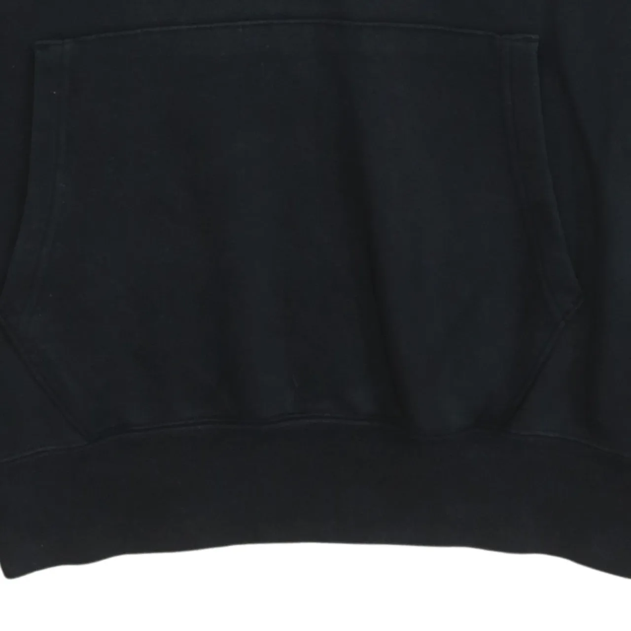 Adidas 90's Drawstring Pockets Pullover Hoodie Medium Black sold by Vintage Club product image thumbnail 4